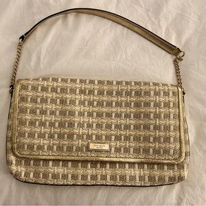 Kate Spade Gold Woven Women's Bag